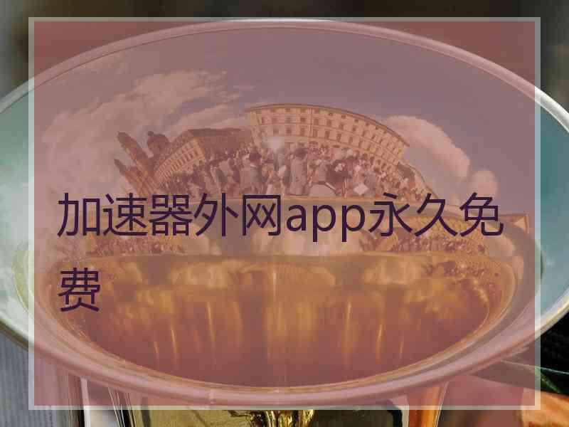 加速器外网app永久免费