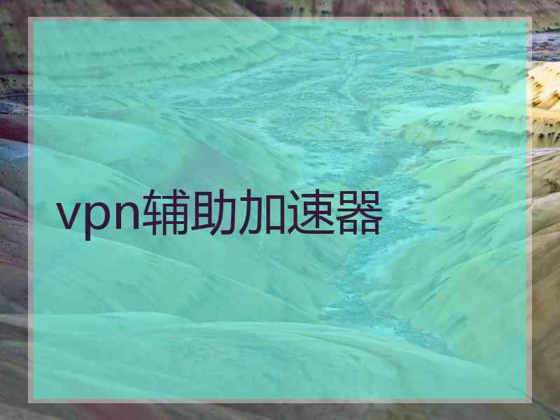 vpn辅助加速器